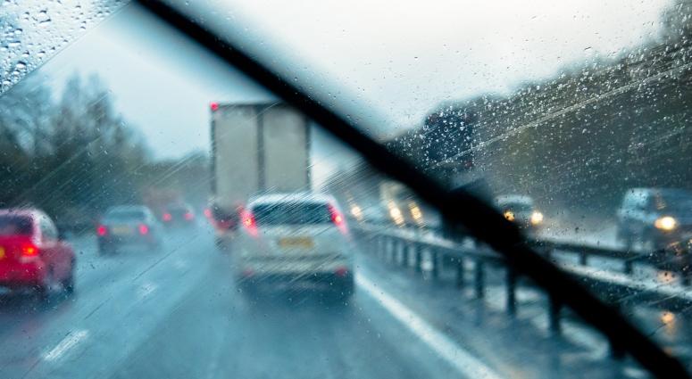 rain while driving