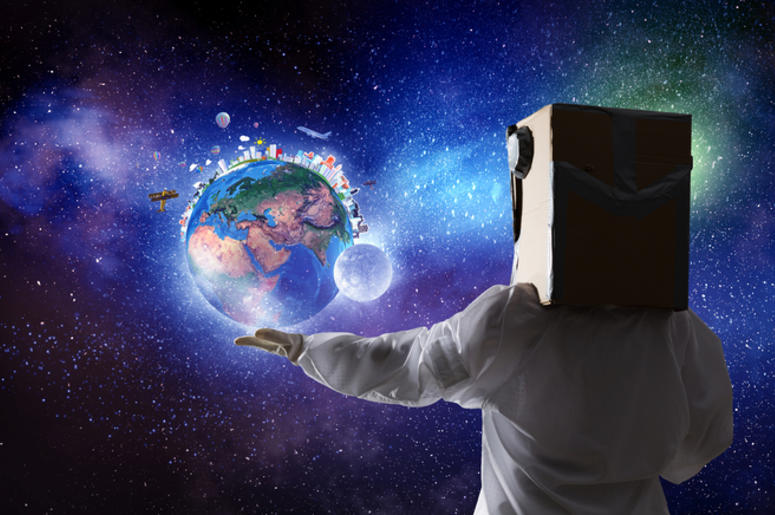 Joven Mexicano Estudiará En Rusia Gracias A La NASA. Dreaming to explore space . Mixed media
