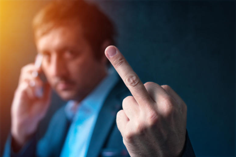 middle finger middle finger