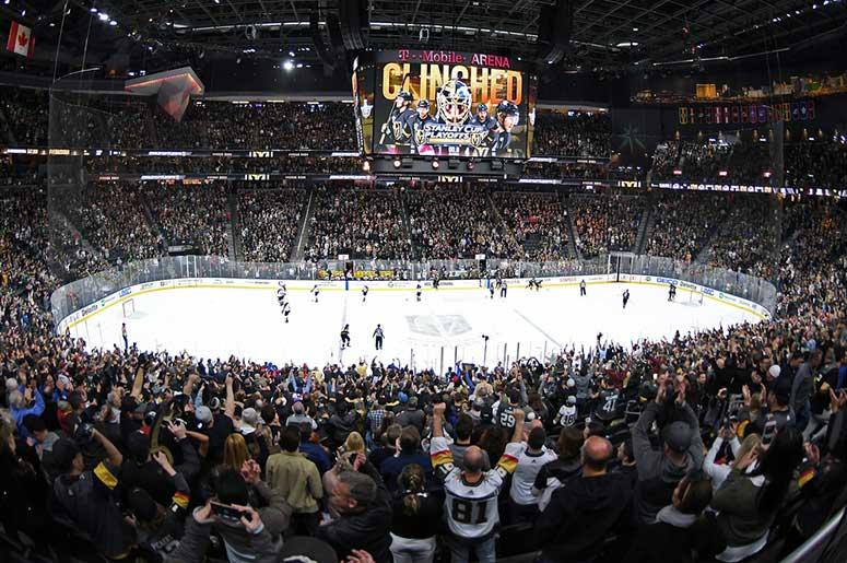 Golden Knights Celebrate Clinch Golden Knights Celebrate Clinch