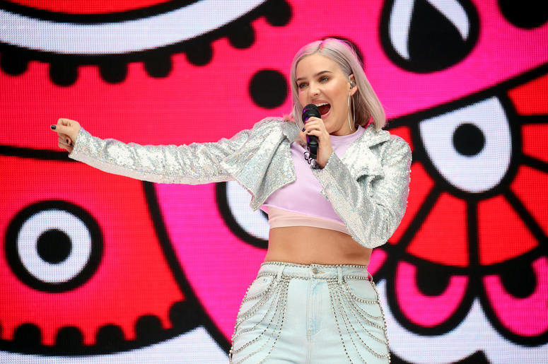 Anne-Marie on stage during Capital's Summertime Ball with Vodafone Anne-Marie on stage during Capital's Summertime Ball with Vodafone