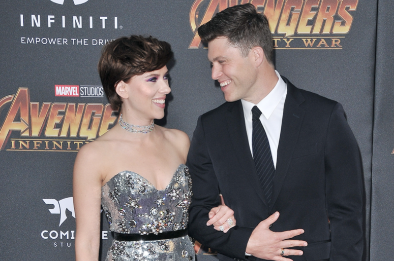 Scarlett Johannson & Colin Jost Scarlett Johannson & Colin Jost