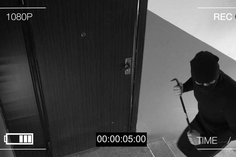 robber breaking in. robber breaking in.