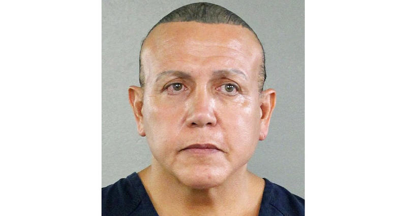 Cesar Sayoc is seen in a booking photo, in Miami