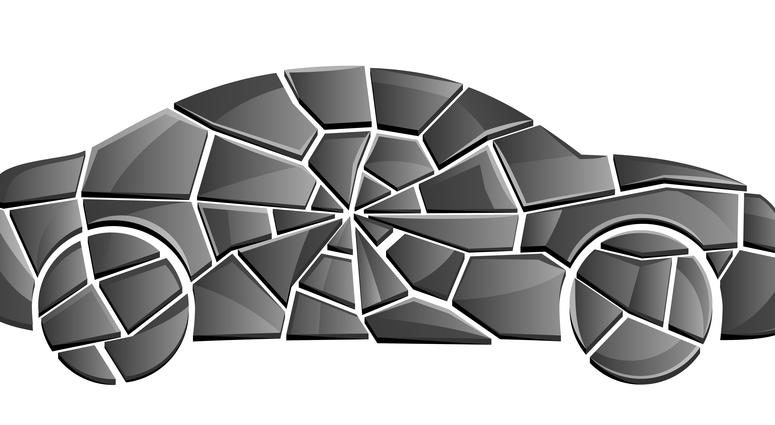 car crash illustration