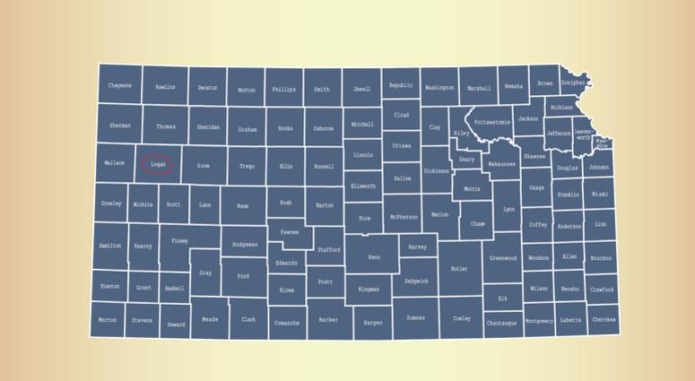 Kansas map