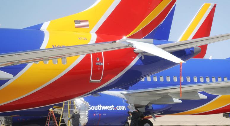 A Southwest airplane