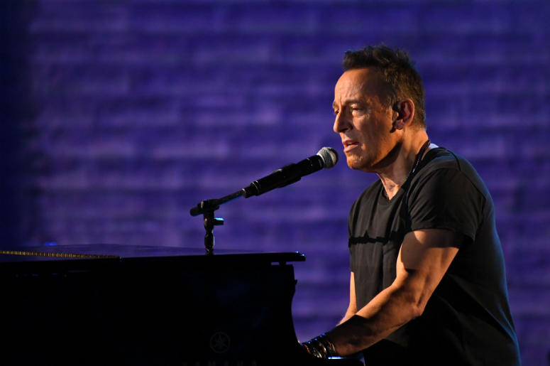 Bruce Springsteen performs a portion of his solo show Springsteen on Broadway at the 72nd Tony Awards Bruce Springsteen performs a portion of his solo show Springsteen on Broadway at the 72nd Tony Awards
