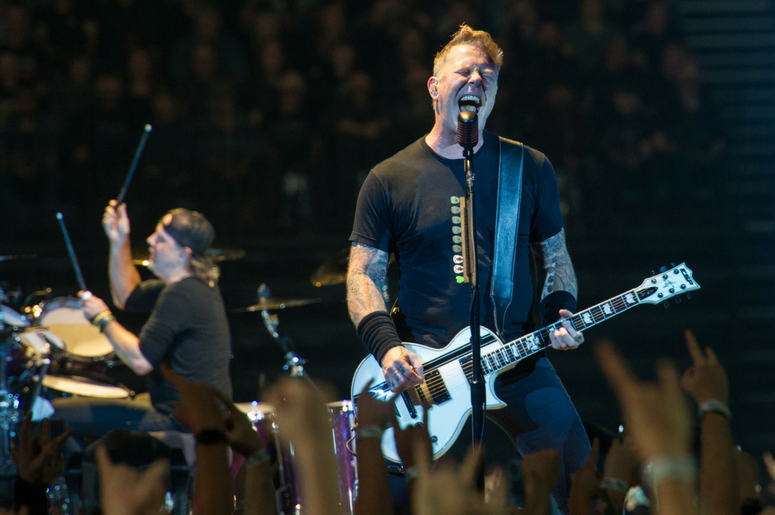 James Hetfield and Lars Ulrich of Metallic James Hetfield and Lars Ulrich of Metallic