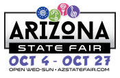 The 2019 Arizona State Fair opens Friday, October 4th and runs through Sunday, October 27th. Pixel Yourself at the Arizona State Fair October fourth through the twenty-seven! The 2019 Arizona State Fair opens Friday, October 4th and runs through Sunday, October 27th. Pixel Yourself at the Arizona State Fair October fourth through the twenty-seven!