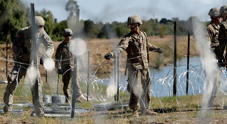 US Troops At Border US Troops At Border
