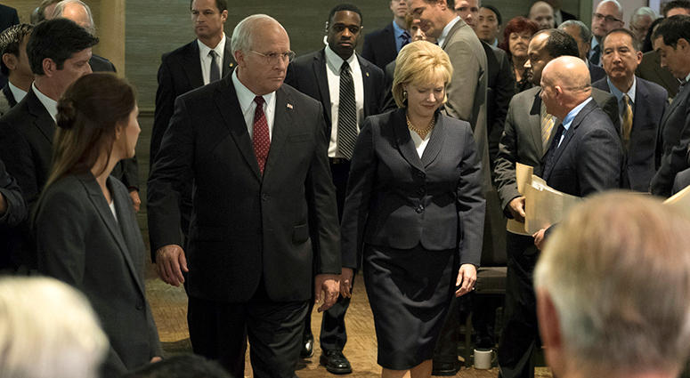 Christian Bale as Dick Cheney, left, and Amy Adams as Lynne Cheney in a scene from "Vice." Christian Bale as Dick Cheney, left, and Amy Adams as Lynne Cheney in a scene from "Vice."