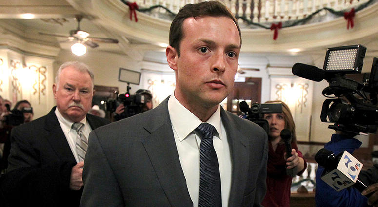 Jacob Anderson Former Baylor University fraternity president Jacob Anderson walks out of the courtroom Monday Dec. 10, 2018. Mr. Anderson, accused of rape, will serve no jail time after a Waco district judge accepted a plea bargain for deferred probation.
