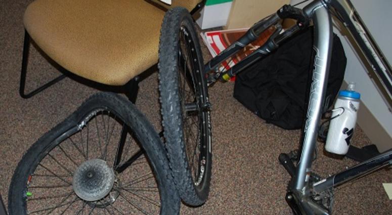 The Police Officer's Bike Was Heavily Damaged in The Hit And Run