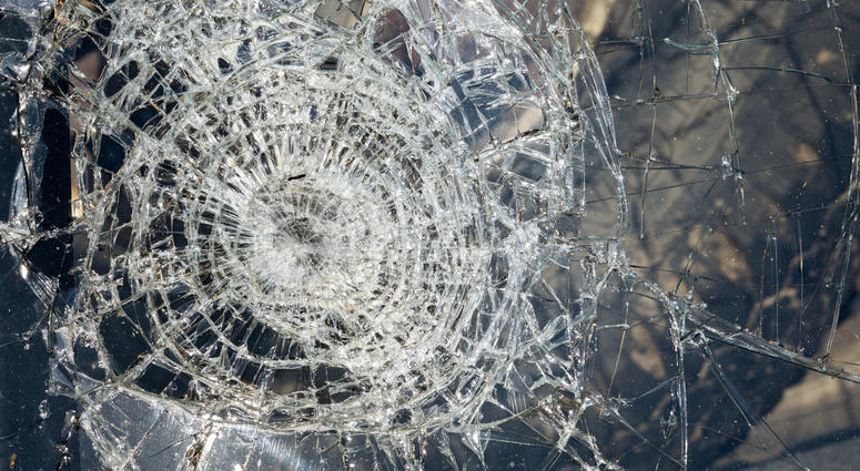 Broken Truck Window Broken Truck Window