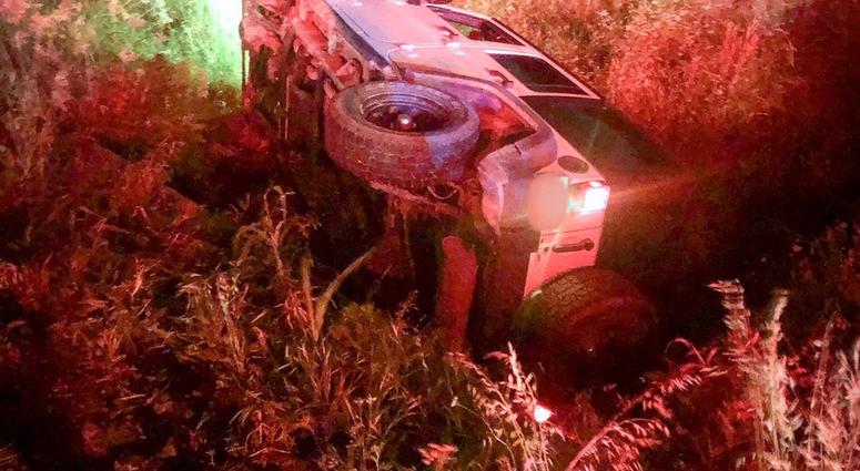 An SUV Rolled In Arlington When An Impatient Driver Tried To Cross A Grassy, Sloping Median