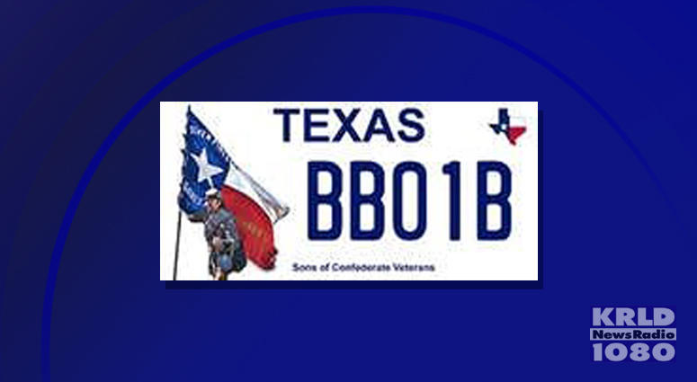 Texas Confederate Plate Texas Confederate Plate