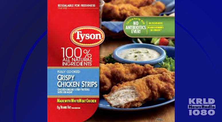 Tyson frozen, ready-to-eat chicken strips Tyson frozen, ready-to-eat chicken strips