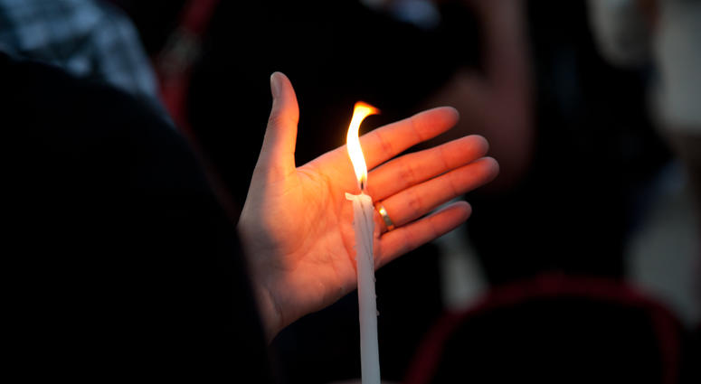 Candle light vigil Candle light vigil
