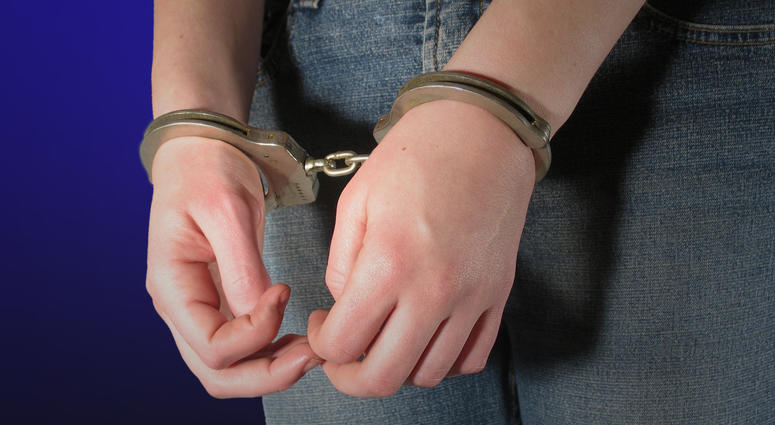Teen Arrest, Handcuffs Teen Arrest, Handcuffs