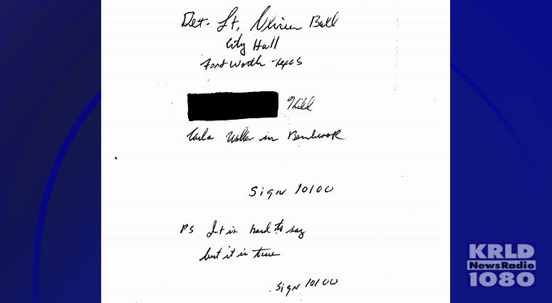 Cold Case Letter Cold Case Letter