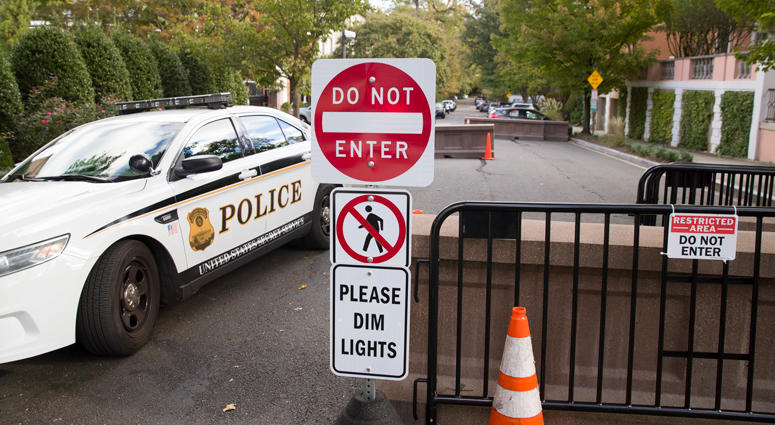 Police checkpoint Police checkpoint