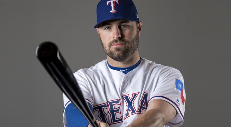 Texas Rangers catcher Curt Casali Texas Rangers catcher Curt Casali