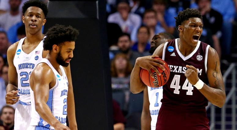 NCAA Tournament-Second Round-North Carolina vs Texas A&M NCAA Tournament-Second Round-North Carolina vs Texas A&M