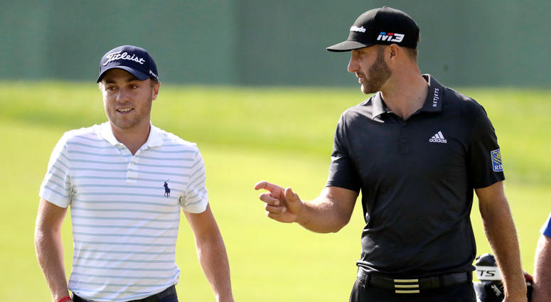 AP Dustin Johnson and Justin Thomas AP Dustin Johnson and Justin Thomas