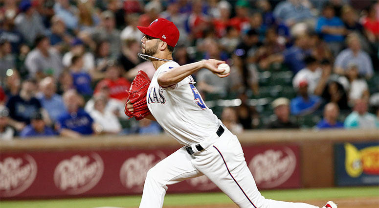 Texas Rangers pitcher Alex Claudio Texas Rangers pitcher Alex Claudio