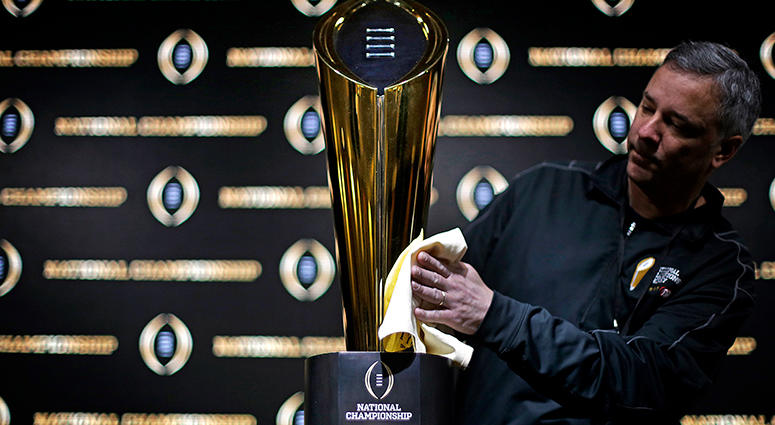 NCAA college football championship trophy NCAA college football championship trophy