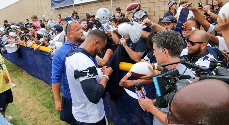 Dak Prescott At 2018 Dallas Cowboys Training Camp Dak Prescott At 2018 Dallas Cowboys Training Camp