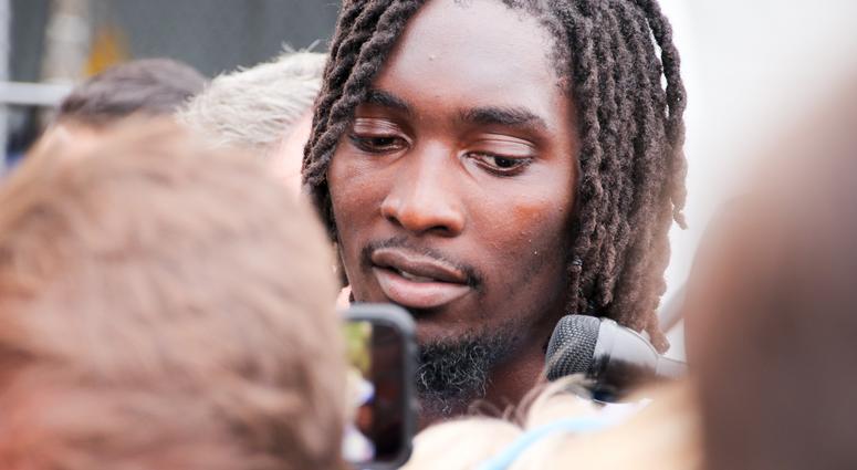 Demarcus Lawrence At 2018 Dallas Cowboys Training Camp Demarcus Lawrence At 2018 Dallas Cowboys Training Camp