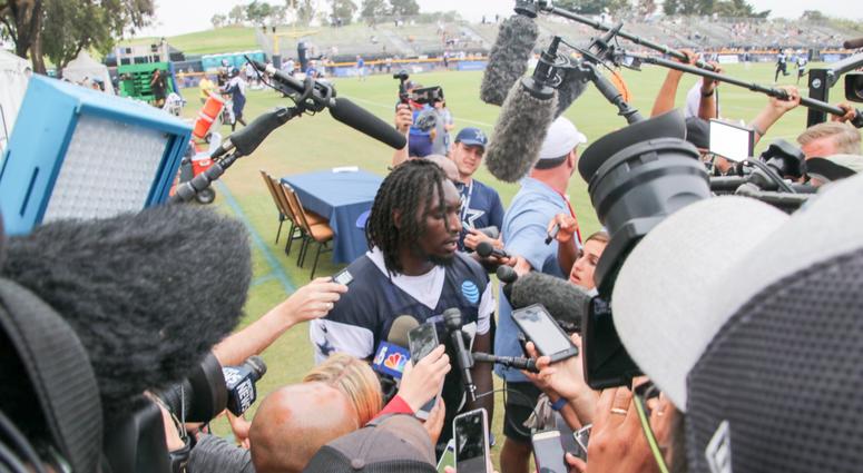 Demarcus Lawrence At 2018 Dallas Cowboys Training Camp Demarcus Lawrence At 2018 Dallas Cowboys Training Camp