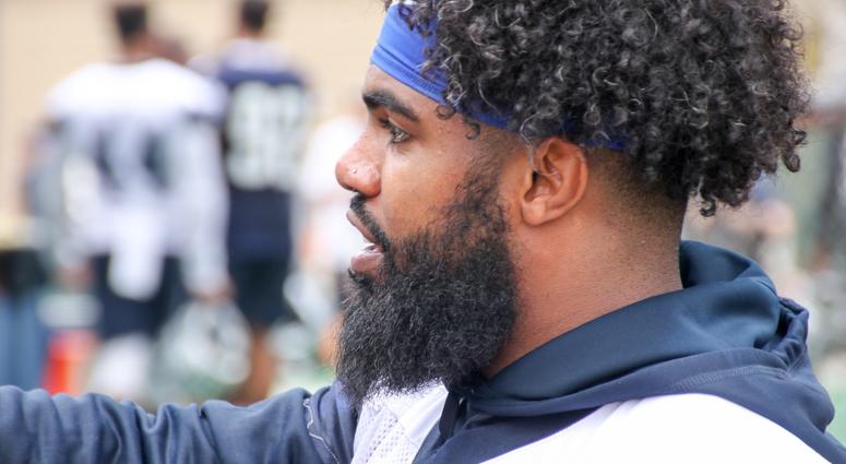 Ezekiel Elliott At 2018 Dallas Cowboys Training Camp Ezekiel Elliott At 2018 Dallas Cowboys Training Camp