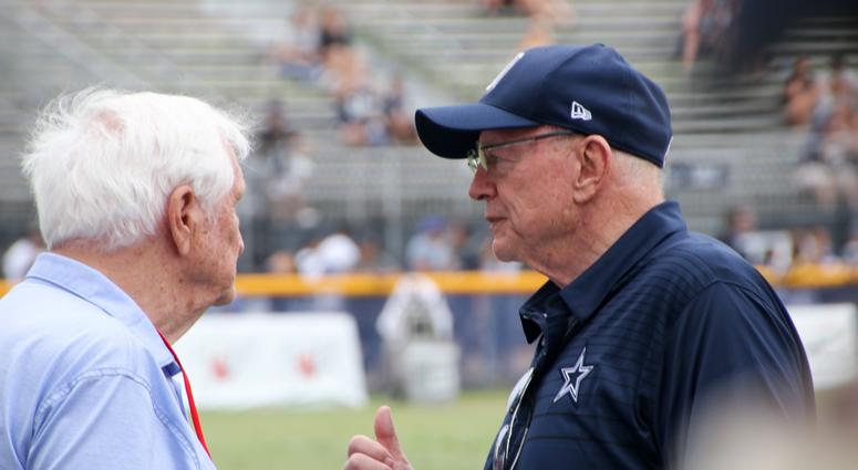 Jerry Jones And Gil Brandt At 2018 Dallas Cowboys Training Camp ( Jerry Jones And Gil Brandt At 2018 Dallas Cowboys Training Camp (