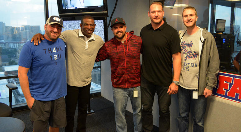 Shan & RJ with Deion Sanders & Brian Urlacher Shan & RJ with Deion Sanders & Brian Urlacher