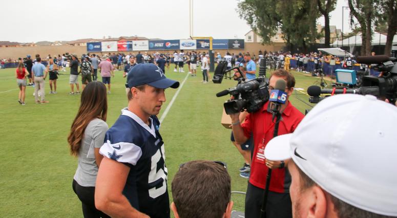Sean Lee At 2018 Dallas Cowboys Training Camp Sean Lee At 2018 Dallas Cowboys Training Camp