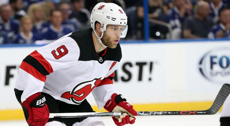 New Jersey Devils left wing Taylor Hall New Jersey Devils left wing Taylor Hall