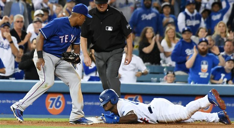 Texas Rangers at Los Angeles Dodgers Texas Rangers at Los Angeles Dodgers
