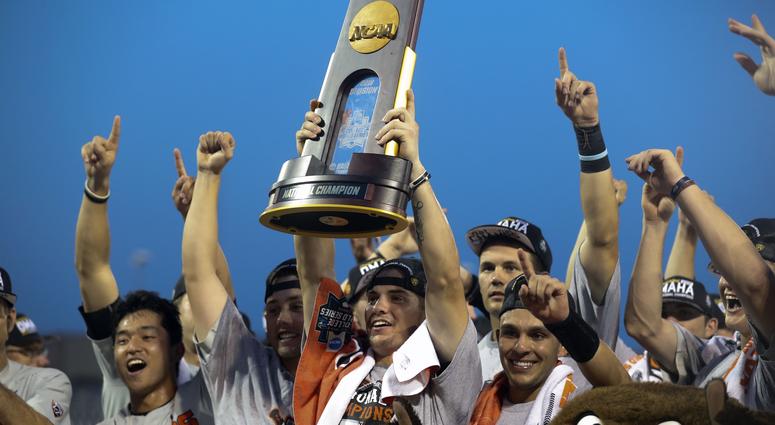 College World Series Championship-Arkansas vs Oregon State College World Series Championship-Arkansas vs Oregon State