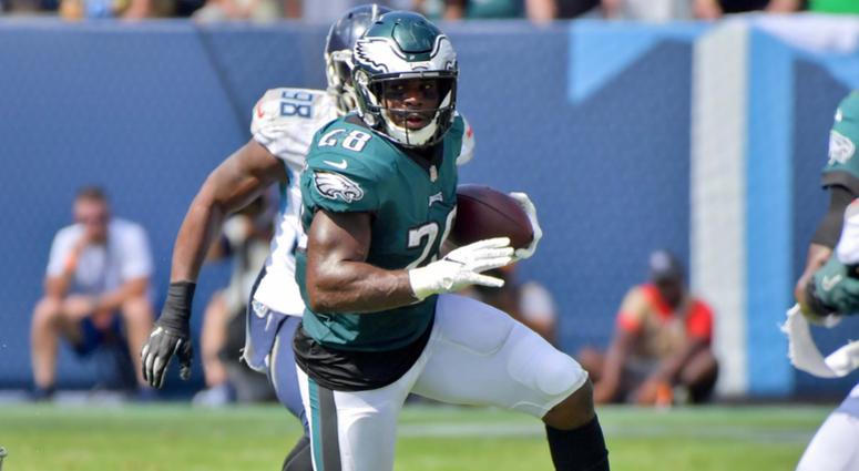 Philadelphia Eagles running back Wendell Smallwood Philadelphia Eagles running back Wendell Smallwood