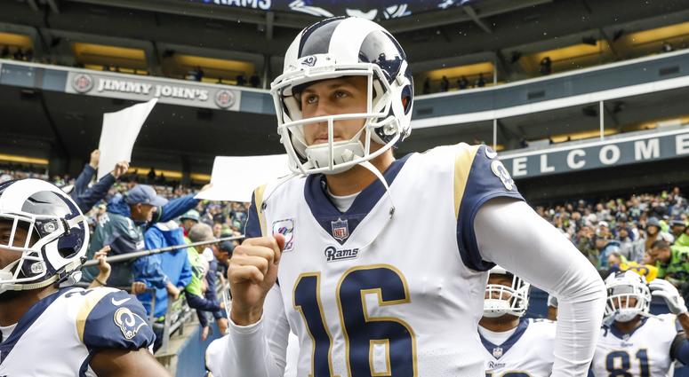 Los Angeles Rams quarterback Jared Goff Los Angeles Rams quarterback Jared Goff