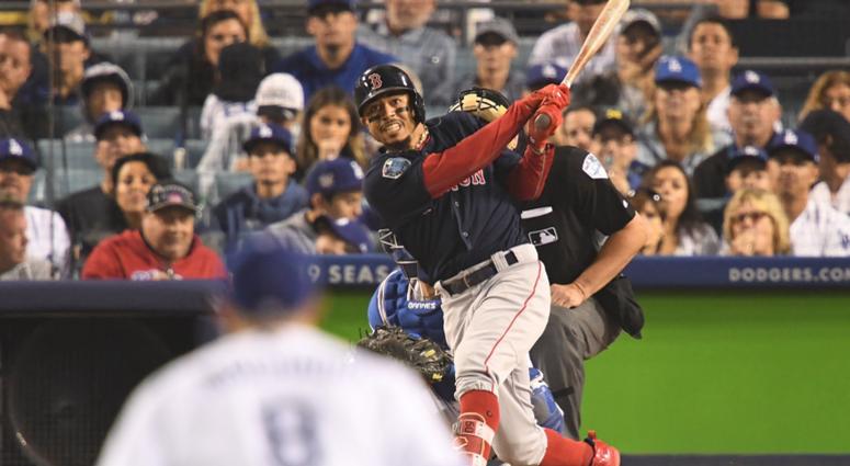 Boston Red Sox outfielder Mookie Betts Boston Red Sox outfielder Mookie Betts