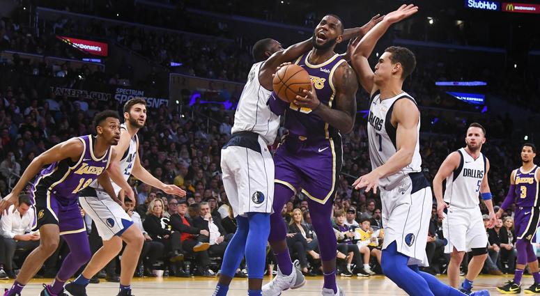 Dallas Mavericks at Los Angeles Lakers Dallas Mavericks at Los Angeles Lakers