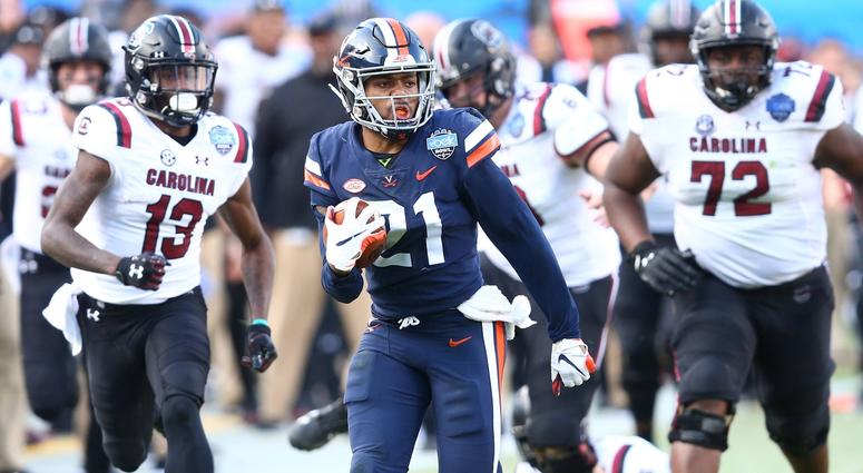Virginia Cavaliers safety Juan Thornhill Virginia Cavaliers safety Juan Thornhill