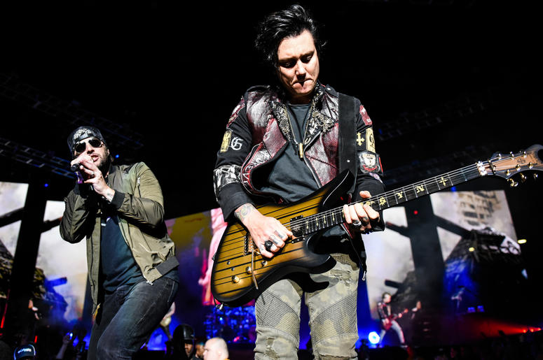 M. Shadows and Synyster Gates of Avenged Sevenfold M. Shadows and Synyster Gates of Avenged Sevenfold