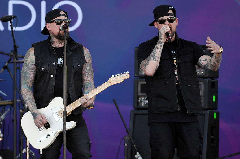 Guitarist Benji Madden (L) and singer Joel Madden of Good Charlotte Guitarist Benji Madden (L) and singer Joel Madden of Good Charlotte