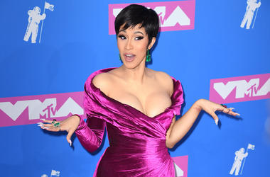 8/22/2018 - Cardi B arriving at the MTV Video Music Awards 2018, Radio City, New York. Photo credit should read: Doug Peters/EMPICS (Photo by PA Images/Sipa USA) *** US Rights Only ***