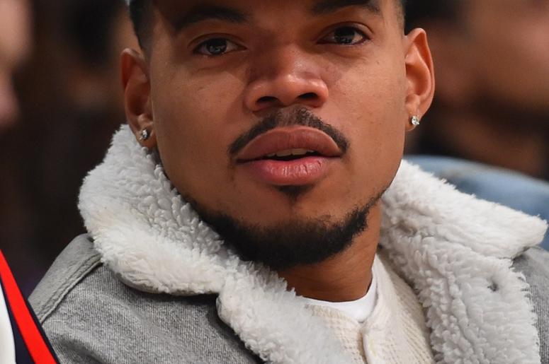 February 18, 2018; Los Angeles, CA, USA; Recording artist Chance The Rapper in attendance during the 2018 NBA All Star Game at Staples Center. Mandatory Credit: Bob Donnan-USA TODAY Sports